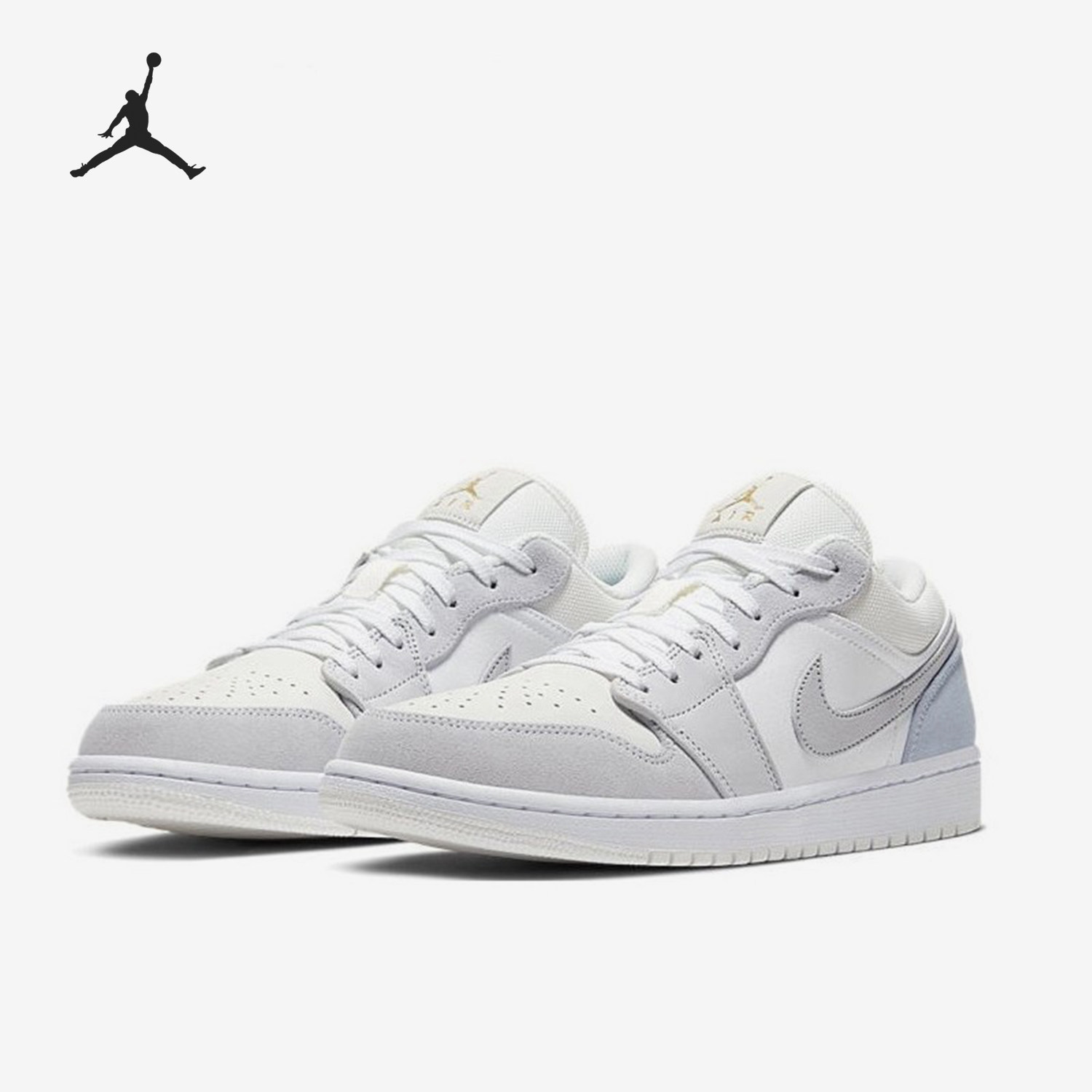 Nike/耐克正品JORDAN男女同款低帮简约复古篮球鞋CV3043-100,淘宝优惠券,粉丝福利购,淘宝优惠卷