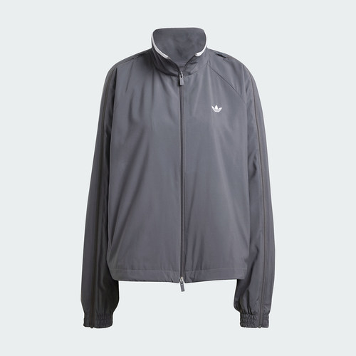 Adidas/阿迪达斯正品三叶草女士梭织休闲立领运动外套JY8879 - 图2