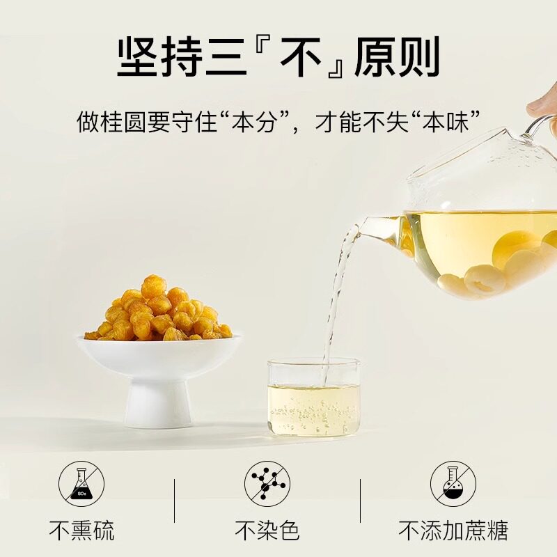 桂圆肉干无核新货龙眼肉厚元肉气血即食红枣枸杞茶泡水煲汤功效