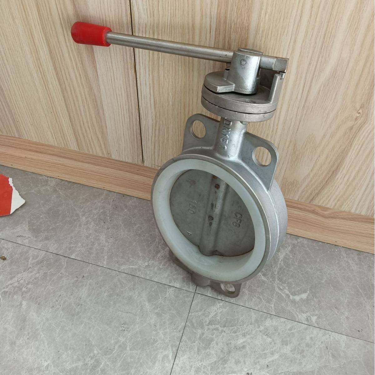 厂家直供304不锈钢手动71X对夹硅胶蝶阀双向中压蝶形蜗轮蝶阀,淘宝优惠券,粉丝福利购,淘宝优惠卷