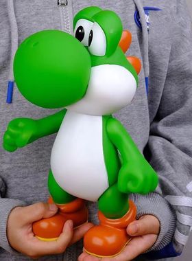 大号24厘米超级玛丽马里奥摆件手办动漫公仔玩具娃娃玩偶礼物儿童