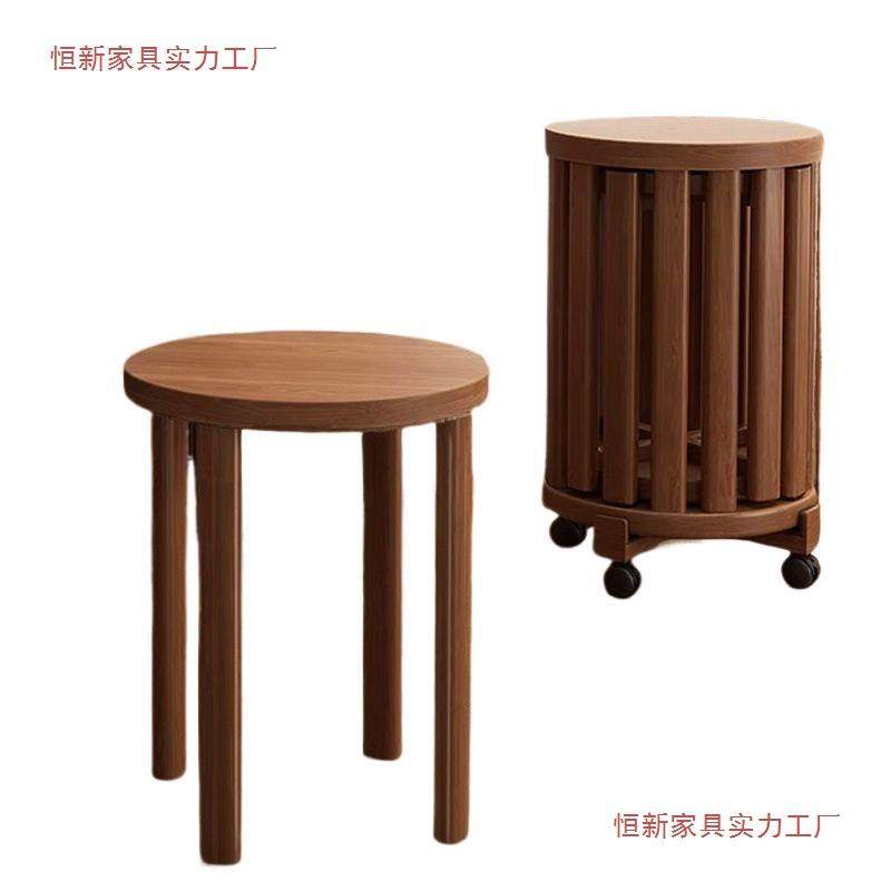 叠仿实木凳子圆凳家用茶几叠凳用餐备桌收纳组合凳PNS家用可放叠,淘宝优惠券,粉丝福利购,淘宝优惠卷