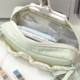 Mint milk green cloud toast bow student pen bag