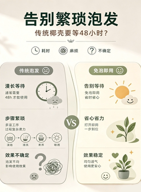 免泡发粗椰壳大颗粒椰壳兰花植料蝴蝶兰专用土脱盐透气营养土