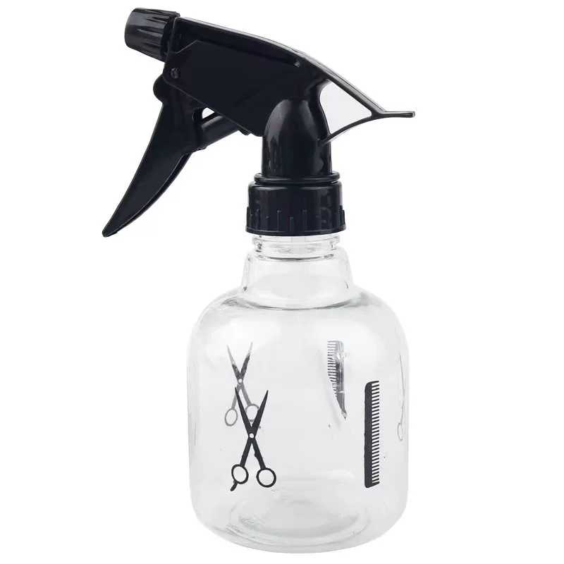 Spray for hairdressing, plastic moisturizing sprayer