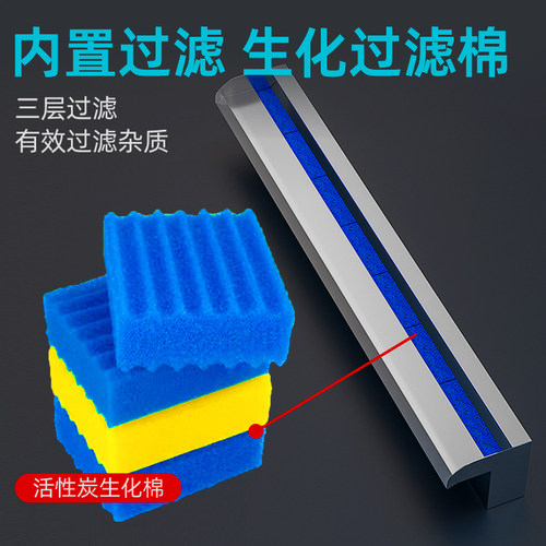 单色灯水幕墙不锈钢瀑布出水口流水墙水幕水景墙水景流水槽流水口 - 图2