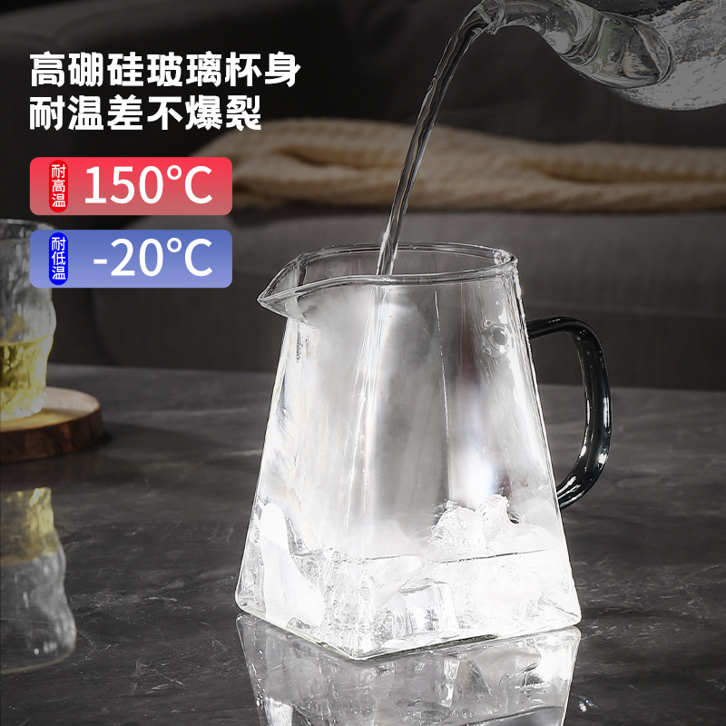 玻璃茶壶飘逸杯加厚耐热防爆过滤泡茶壶家用办公泡茶杯茶具套装 - 图1