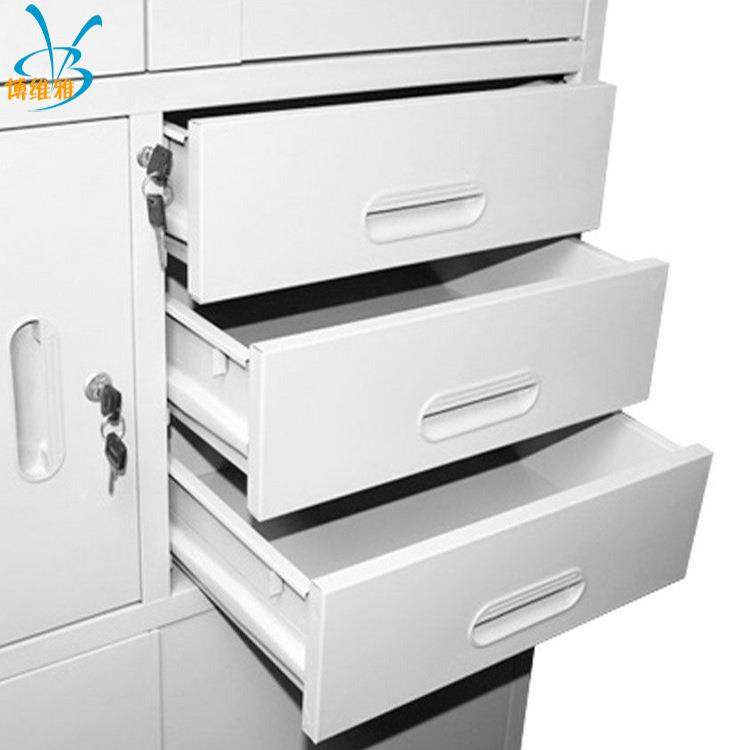 铁柜厂钢制铁皮柜抽屉式储物柜偏三屉办公资料柜带密码锁,淘宝优惠券,粉丝福利购,淘宝优惠卷