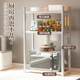 Kitchen seasoning storage rack countertop narrow small seasoning rack multifunctional seasoning oil, salt, sauce and vinegar storage rack