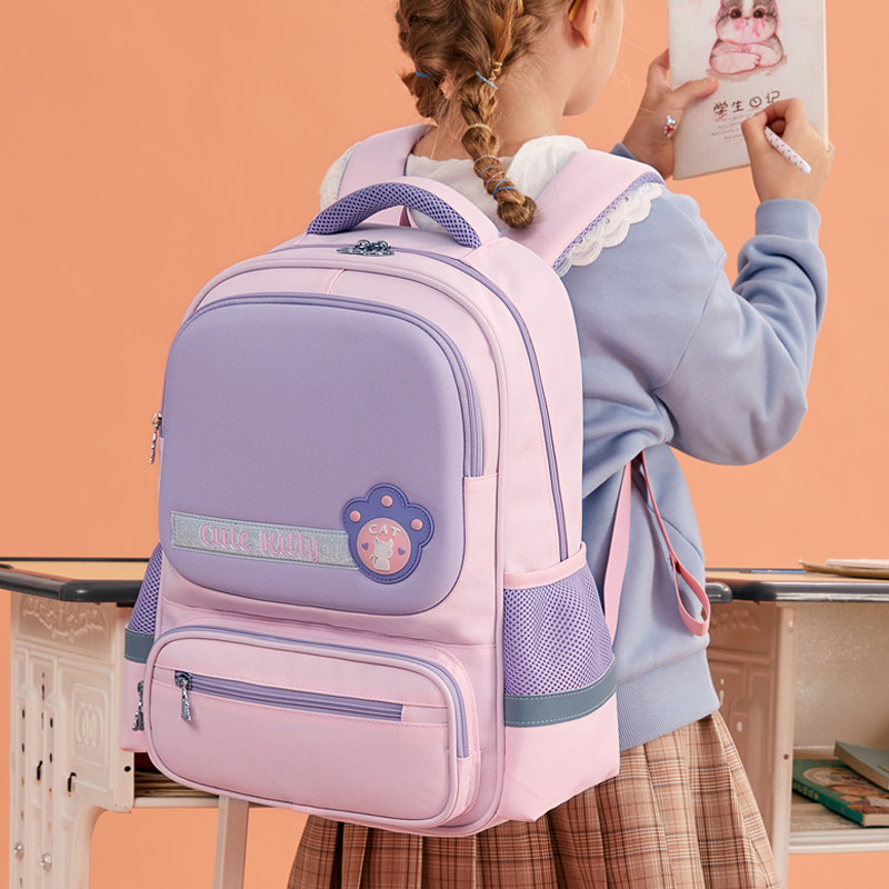 小学生三到六年级女2021新款书包 经典钻石双肩背包