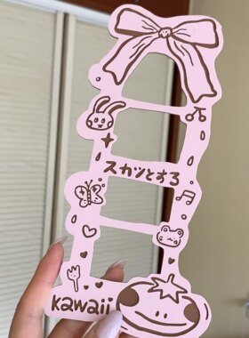 3d打印蝴蝶结四宫格相框人生摆台照片收集装饰送闺蜜情侣礼物