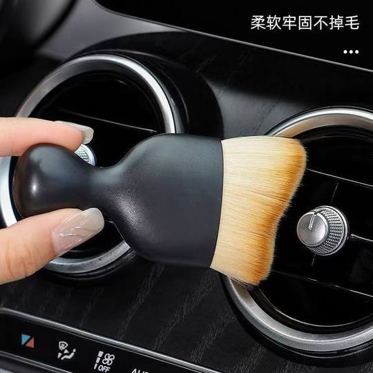 Car interior soft bristle air outlet cleaning brush soft bristle brush