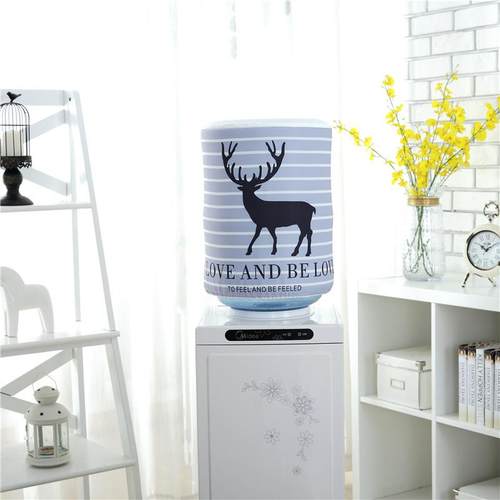 跨境韩版小清新弹力饮水机桶罩饮水机罩布艺蕾丝防尘罩一件 - 图2