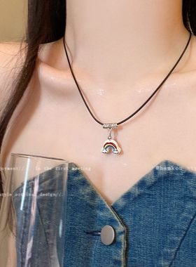 秋冬新中式国风陶瓷项链原创设计