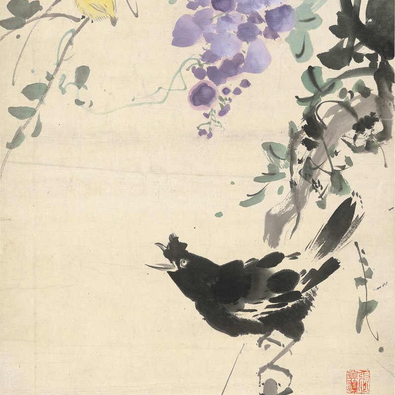 审物张其翼绘画艺术与文献中国工笔花鸟画临摹范本近现代白描工笔重彩花鸟花卉绘画技法学术研究写意花鸟翎毛艺术收藏鉴赏画集画册