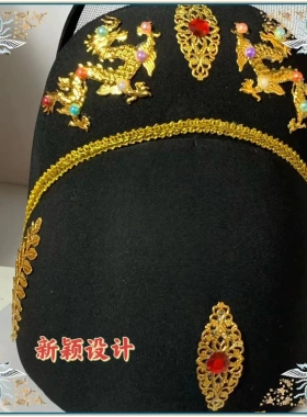 直销明制乌纱翼善冠汉服首服