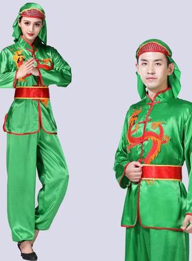 锣鼓服装头巾头套打布饰