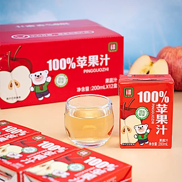 锅圈食汇100-%苹果汁200ml*12[20元优惠券]-寻折猪