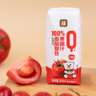 锅圈食汇西红柿果汁饮料200ml*10盒