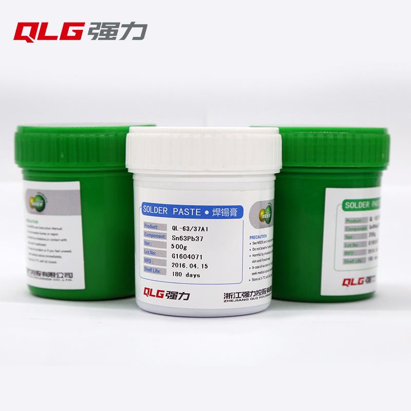 强力QL-63/37A1焊锡膏锡浆 LED灯珠灯带SMT贴片 sn63pb37 500g - 图0