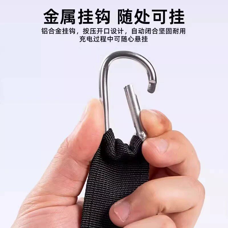 Electric car charger hook storage artifact battery car holder tram strap charging placement rack fixed