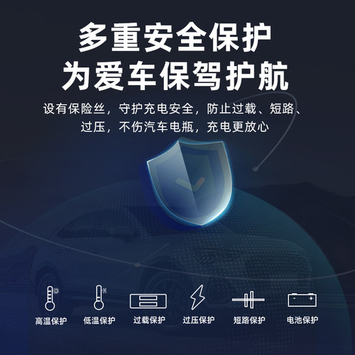 纽曼Q5行车快充户外电源行车充电器400W车载充电补电电源快充适配器 - 图2
