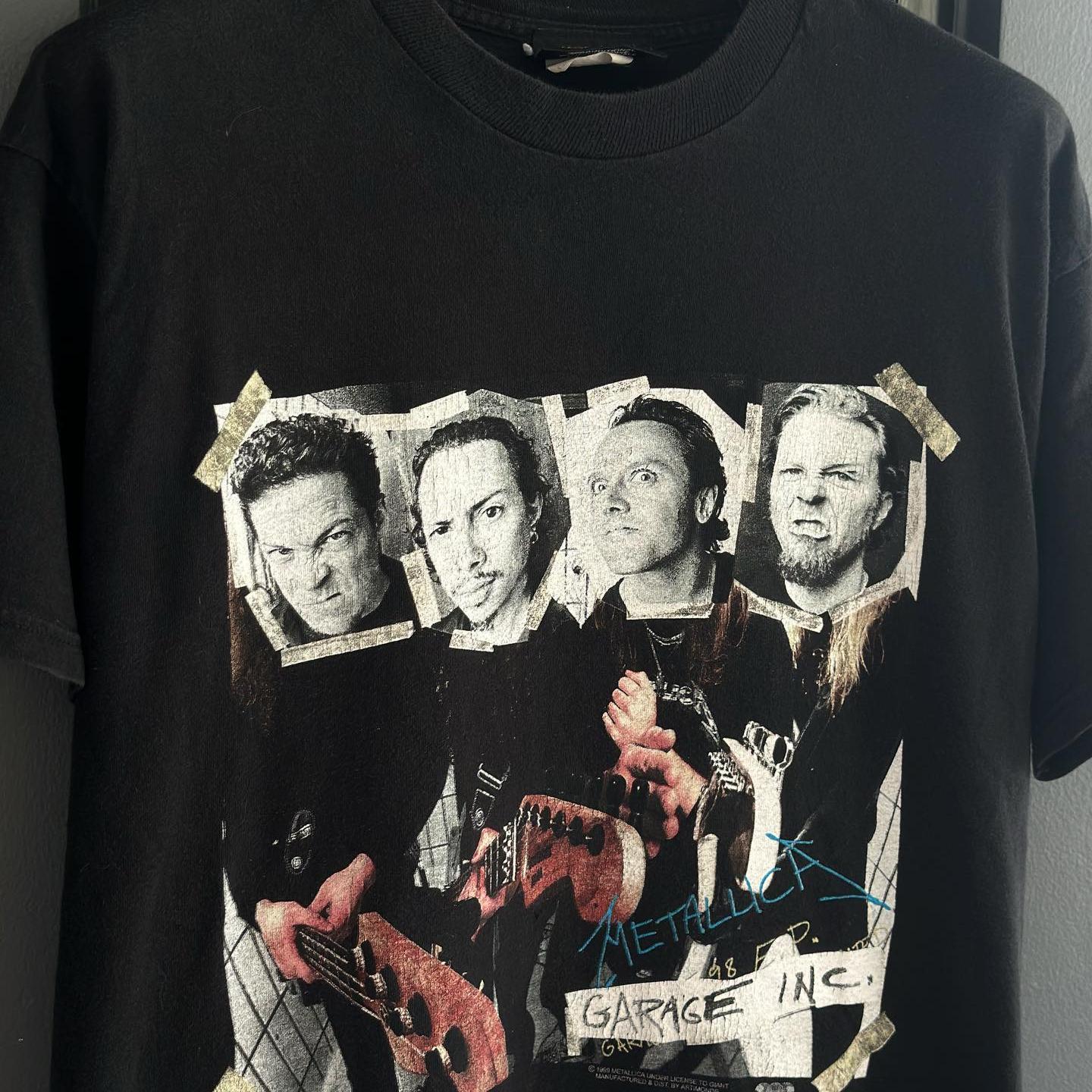METALLICA 金属乐队印花上衣2024夏季新款T恤ins百搭时尚男士短袖 - 图1