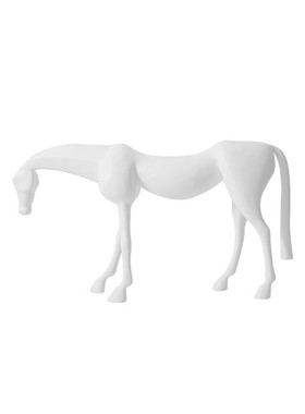 现代软装树脂抽象马摆件客厅玄关样板间禅意家居酒柜创意饰工艺品