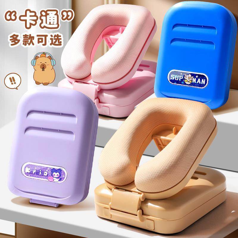 儿童午睡枕趴睡枕小学生专用夏天教室午休趴桌子便携折叠睡觉神器,淘宝优惠券,粉丝福利购,淘宝优惠卷