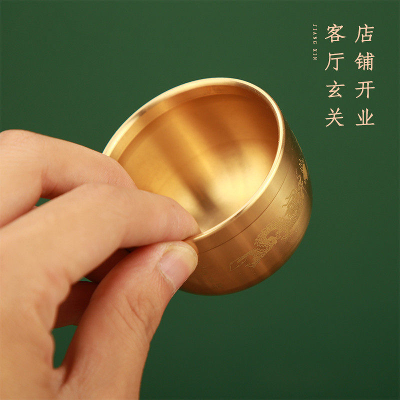 米缸龙凤杯聚宝盆存钱罐居客厅办公室装饰品送礼摆件,淘宝优惠券,粉丝福利购,淘宝优惠卷