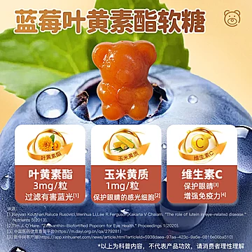 拍5件！扶娃蓝莓叶黄素酯DHA软糖5盒*30粒[150元优惠券]-寻折猪