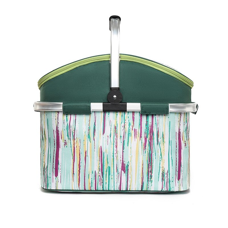 户外手提篮子野餐保温袋可携式折叠购物篮防水冰包铝U箔加厚大号,淘宝优惠券,粉丝福利购,淘宝优惠卷