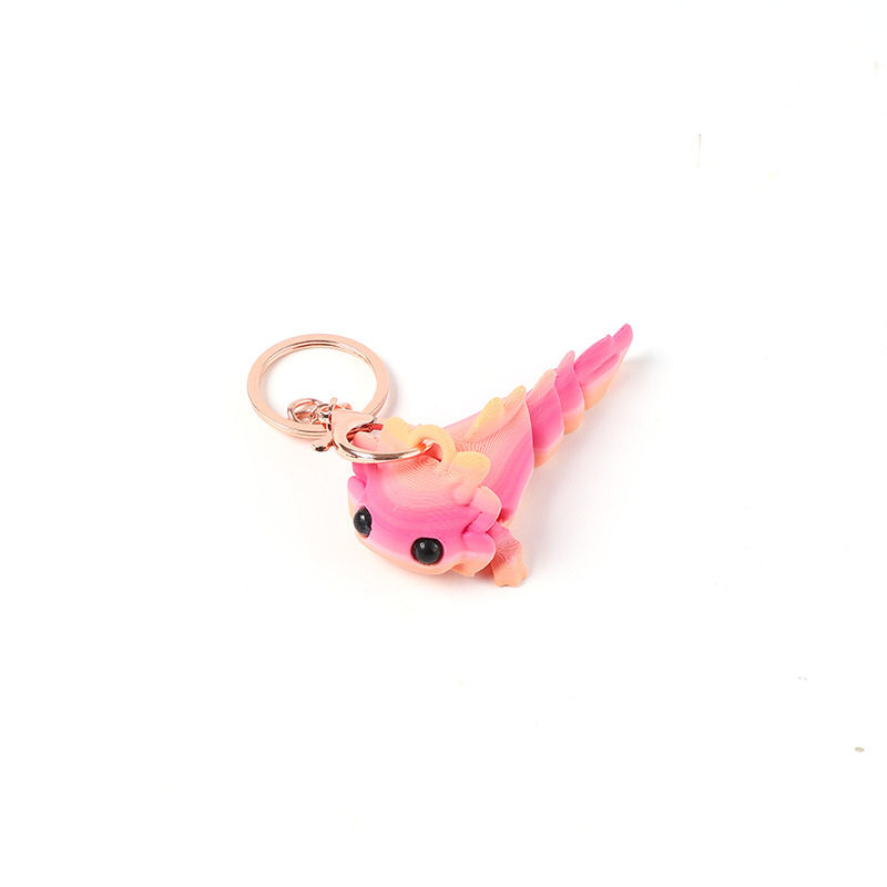 3d打印蝾螈钥匙扣挂件展示手办模型玩具礼物送礼家用摆饰现货,淘宝优惠券,粉丝福利购,淘宝优惠卷