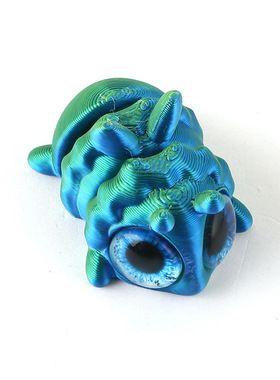3D打印大眼蜜蜂仿真眼睛关节铰链玩具可动迷你玩具礼物跨境爆款