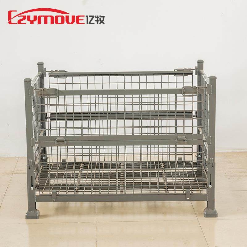 仓储笼铁框仓库折叠式周转铁筐重型供应厂家江苏现货按需定,淘宝优惠券,粉丝福利购,淘宝优惠卷