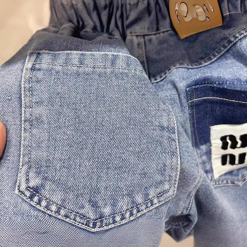 儿童宝宝牛仔时尚外穿2024夏季新款男童韩版五分裤沙滩裤,淘宝优惠券,粉丝福利购,淘宝优惠卷