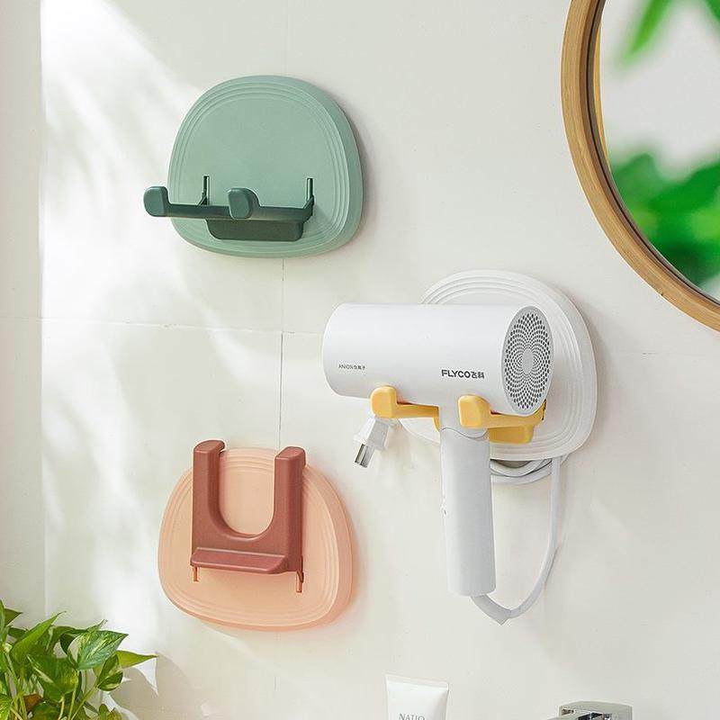 壁挂收纳置物架浴室电吹风机挂架卫生间支架架子免打孔放吹风筒置,淘宝优惠券,粉丝福利购,淘宝优惠卷