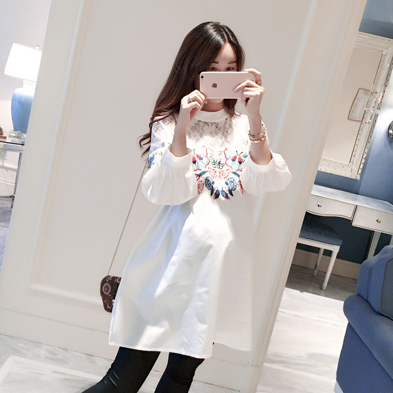 2025孕妇春装网红款新款女宽松韩版大码潮辣妈个性a字娃娃衫,淘宝优惠券,粉丝福利购,淘宝优惠卷