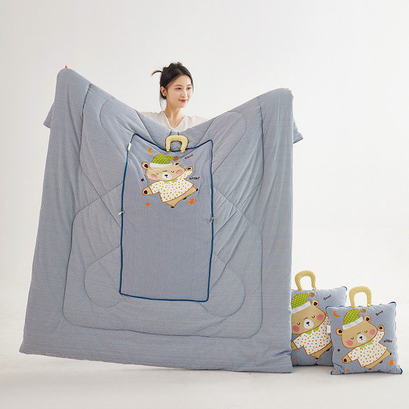 全棉两用抱枕被靠垫枕头被纯棉卡通手提办公室汽车沙发午睡空调被,淘宝优惠券,粉丝福利购,淘宝优惠卷