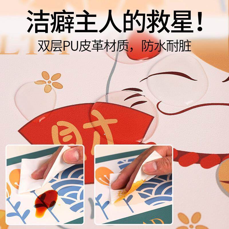 宠物餐垫猫咪狗狗猫用硅胶大号皮革防溢防滑防水防漏食易清洁用品,淘宝优惠券,粉丝福利购,淘宝优惠卷