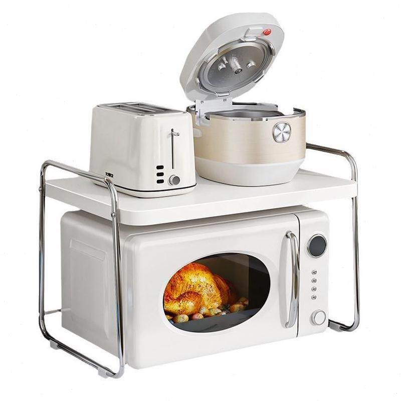 台面电饭锅收纳神器煲双层微波炉架储物厨房多功能家用烤箱置物架,淘宝优惠券,粉丝福利购,淘宝优惠卷