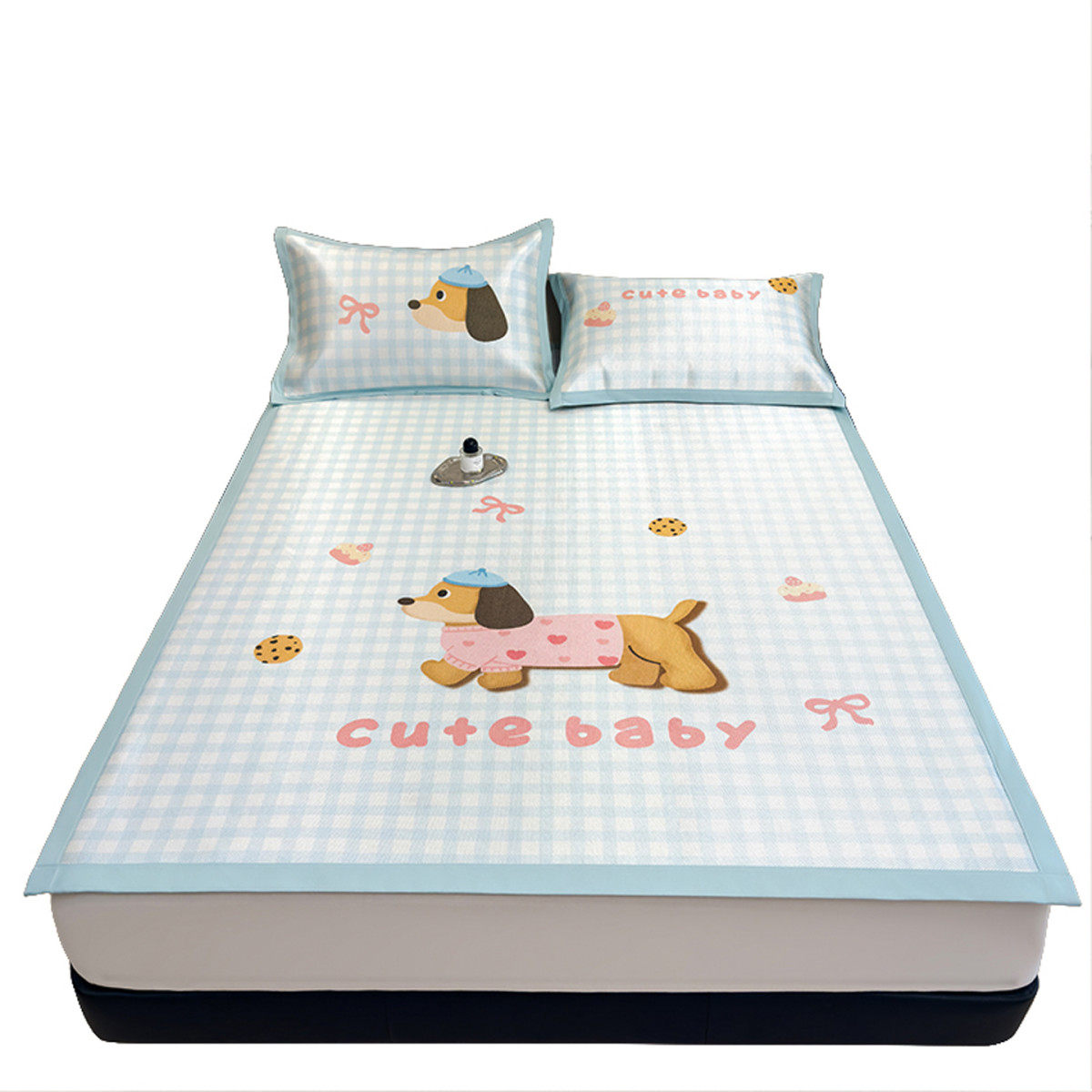 冰丝凉席藤席夏天2025新款可折叠空调软席夏季a类母婴级可用草席,淘宝优惠券,粉丝福利购,淘宝优惠卷