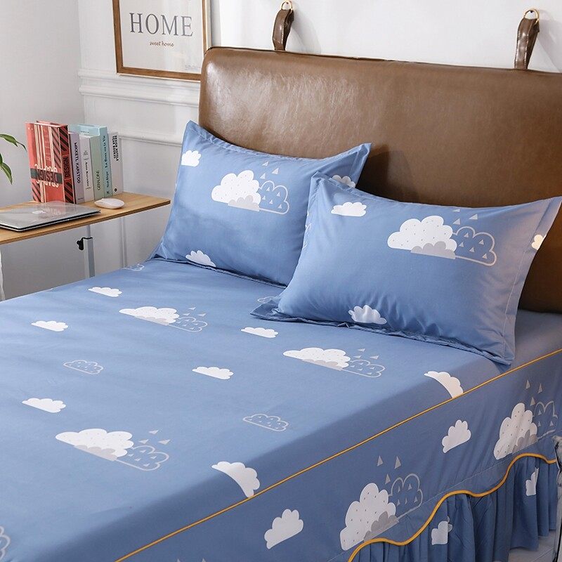 床罩全棉床裙式床套款单件床垫保护1.5m1.8m防滑防尘床单纯棉床笠,淘宝优惠券,粉丝福利购,淘宝优惠卷