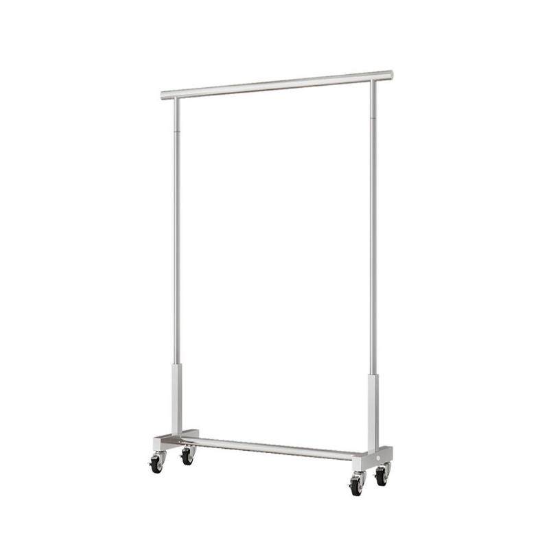 服装店展示架落地正挂专用移动落地式衣架挂式不锈钢带轮子陈列架,淘宝优惠券,粉丝福利购,淘宝优惠卷