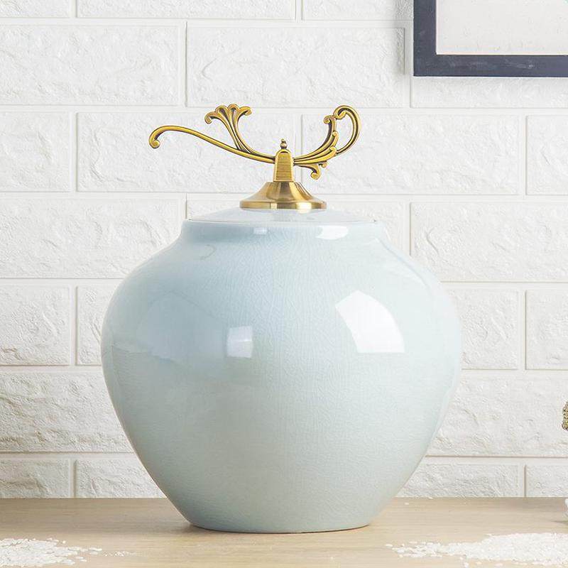 储米箱家用10装米缸g2k0带盖密封米桶面粉防潮斤防虫储物罐陶瓷,淘宝优惠券,粉丝福利购,淘宝优惠卷