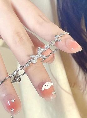 蝴蝶999纯银手链女生2025新款爆款轻奢小众手饰情人节礼物送女友