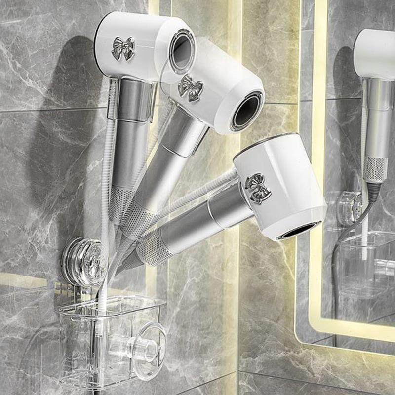 电吹风支架吹风机置物架免打孔浴室吸盘壁挂式懒人卫生间挂架收纳,淘宝优惠券,粉丝福利购,淘宝优惠卷