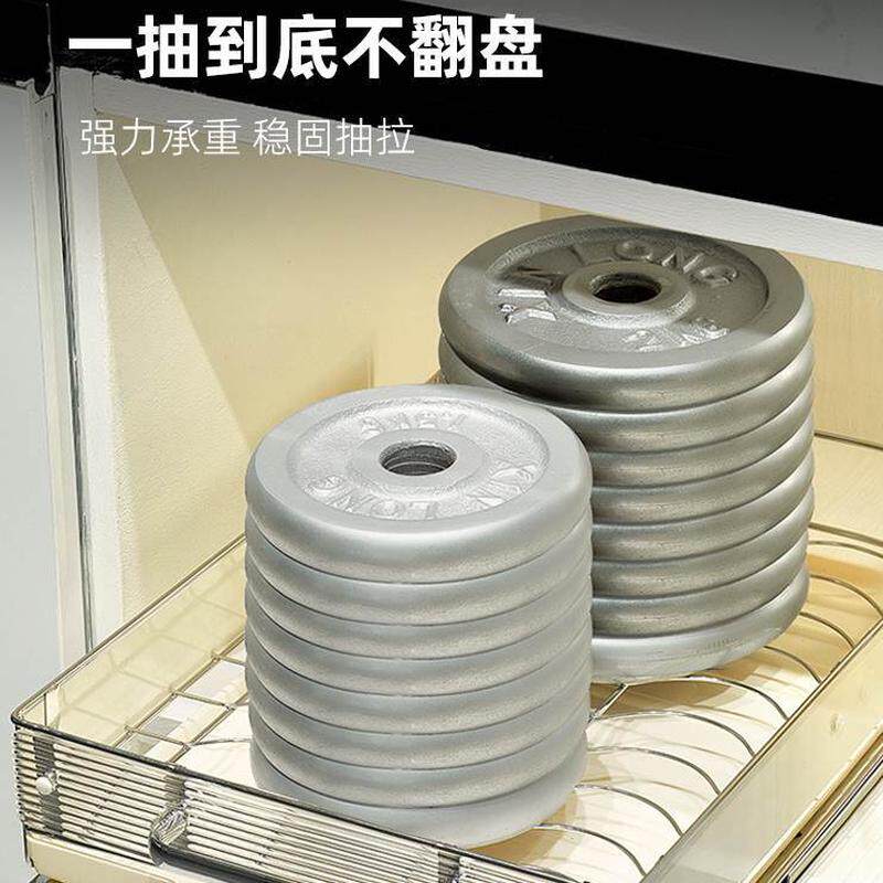 碗架橱柜抽拉厨房碗盘置物架免打孔盘子沥水拉篮抽屉式碗碟收纳架,淘宝优惠券,粉丝福利购,淘宝优惠卷