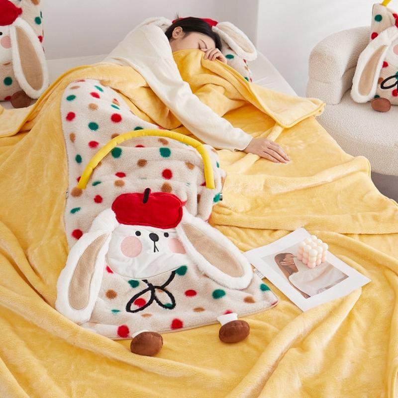 两用抱枕毯子四季午睡汽车沙发办公室卡通可爱靠垫枕头毛毯午休枕,淘宝优惠券,粉丝福利购,淘宝优惠卷