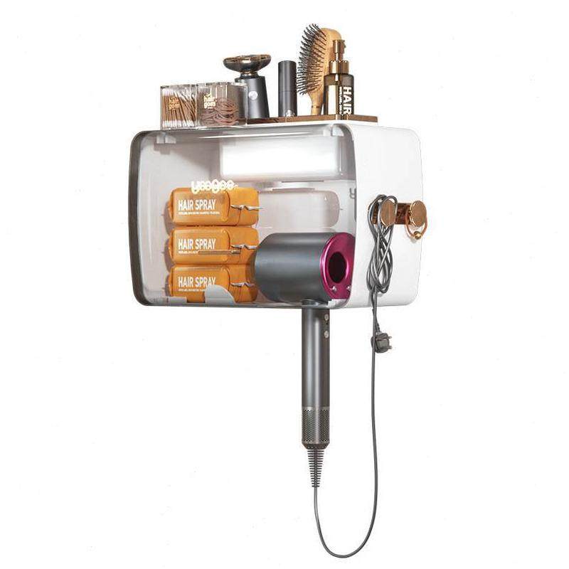 卫生间收纳架电吹风壁挂式子免打孔风筒支架吹风机置物架厕所挂架,淘宝优惠券,粉丝福利购,淘宝优惠卷